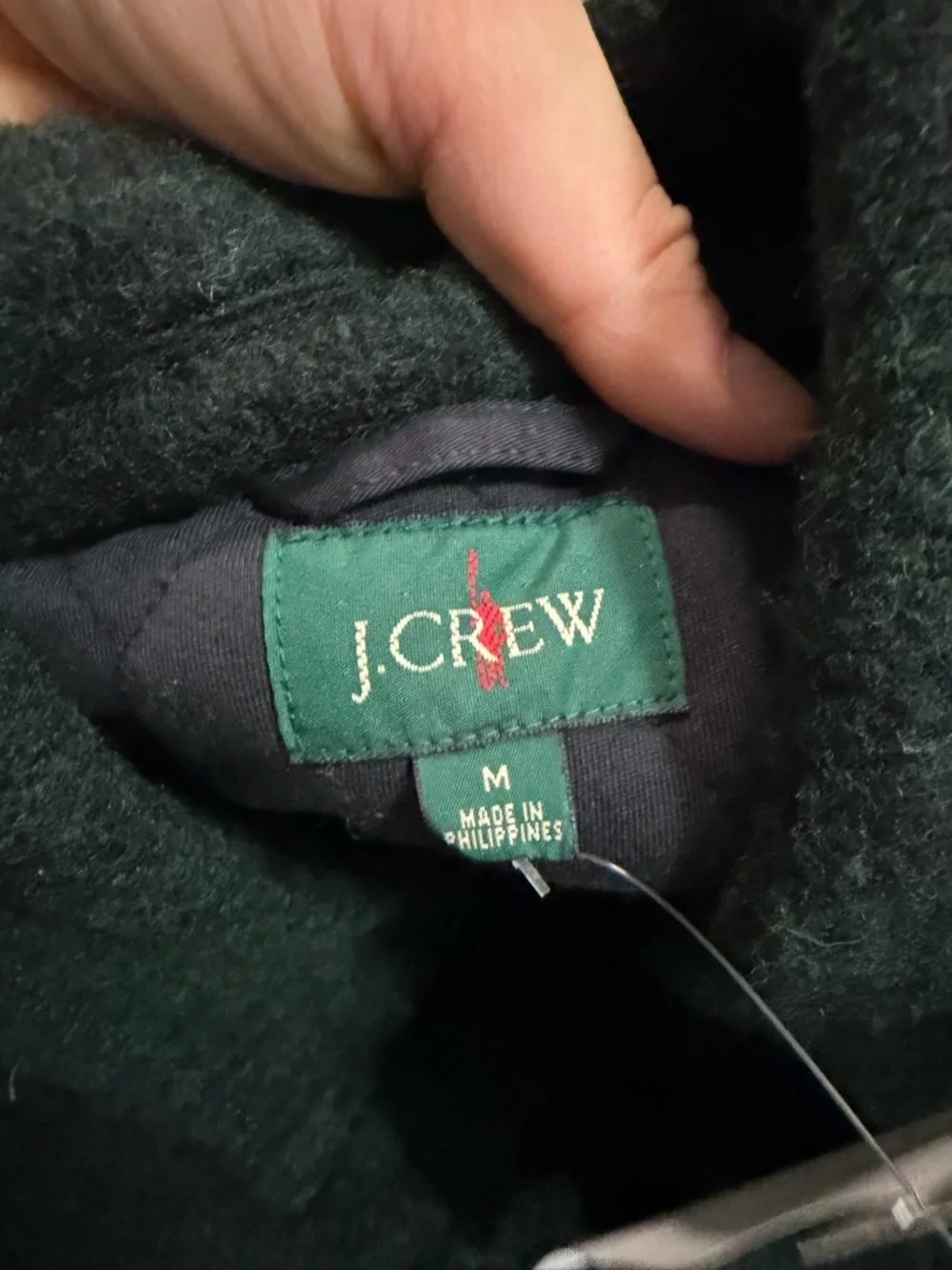 J crew Wool-blend sherpa fleece coverall jacket